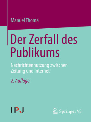 cover image of Der Zerfall des Publikums